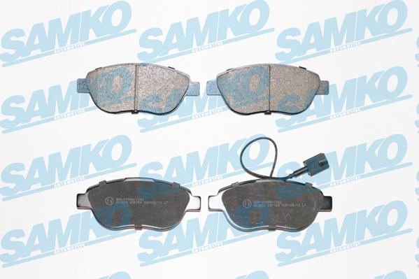 Samko 5SP764 - Тормозные колодки, дисковые, комплект www.parts5.com