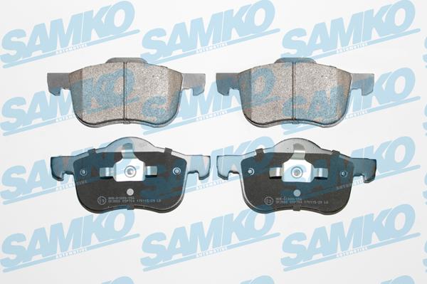 Samko 5SP704 - Set placute frana,frana disc www.parts5.com