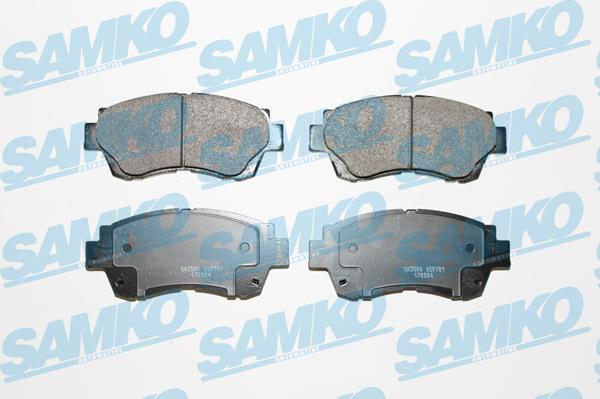 Samko 5SP701 - Fékbetétkészlet, tárcsafék www.parts5.com