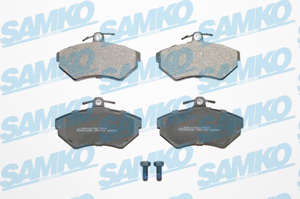 Samko 5SP719 - Fékbetétkészlet, tárcsafék www.parts5.com