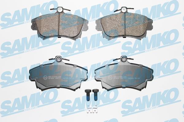 Samko 5SP711 - Brake Pad Set, disc brake www.parts5.com