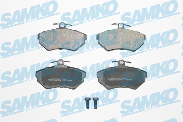 Samko 5SP718 - Kit de plaquettes de frein, frein à disque www.parts5.com