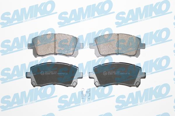 Samko 5SP713 - Комплект спирачно феродо, дискови спирачки www.parts5.com