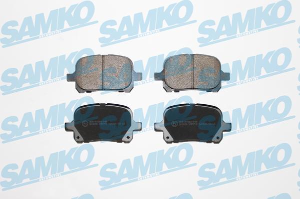 Samko 5SP712 - Brake Pad Set, disc brake www.parts5.com