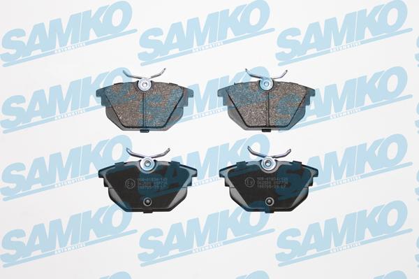 Samko 5SP736 - Тормозные колодки, дисковые, комплект www.parts5.com