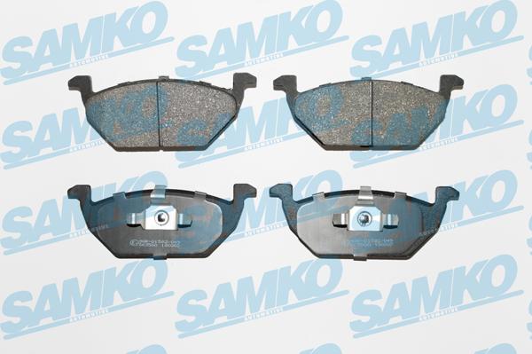 Samko 5SP730 - Piduriklotsi komplekt,ketaspidur www.parts5.com