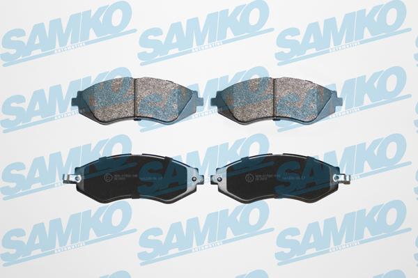 Samko 5SP729 - Brake Pad Set, disc brake www.parts5.com