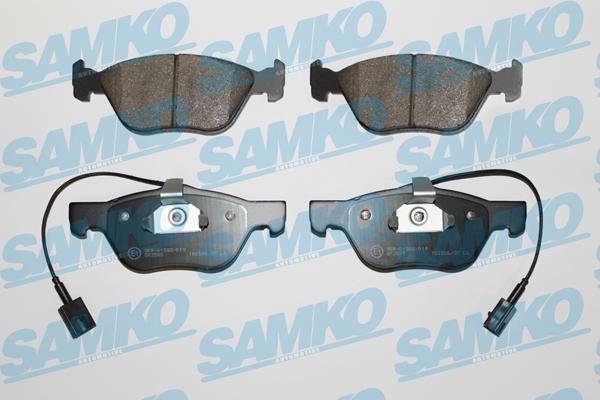 Samko 5SP720 - Sada brzdových destiček, kotoučová brzda parts5.com