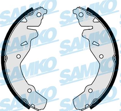 Samko 89180 - Brake Shoe Set www.parts5.com