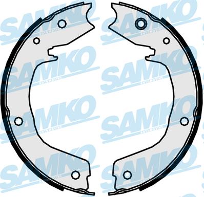 Samko 89850 - Комплект тормозных колодок, барабанные www.parts5.com