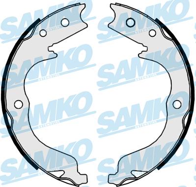 Samko 89860 - Brake Shoe Set www.parts5.com