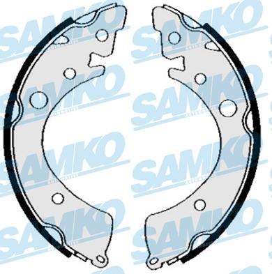 Samko 84820 - Fékpofakészlet www.parts5.com