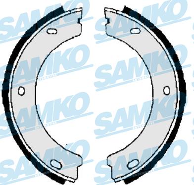 Samko 86400 - Brake Shoe Set www.parts5.com