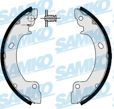 Samko 86410 - Set saboti frana www.parts5.com