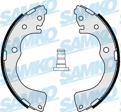 Samko 81024 - Brake Shoe Set www.parts5.com