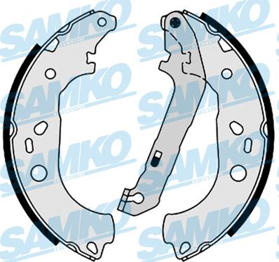 Samko 88600 - Brake Shoe Set www.parts5.com