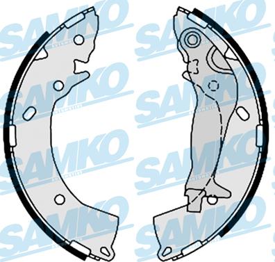 Samko 88670 - Brake Shoe Set parts5.com