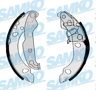 Samko 88190 - Garnitura zavorne celjusti www.parts5.com