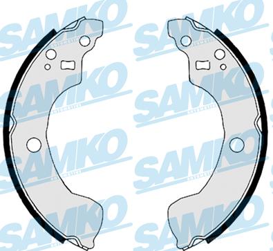 Samko 88870 - Brake Shoe Set www.parts5.com