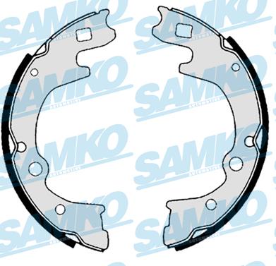 Samko 88270 - Комплект тормозных колодок, барабанные www.parts5.com