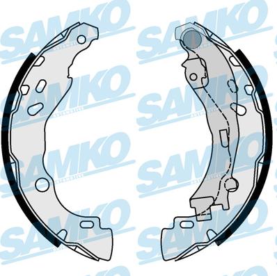 Samko 88700 - Комплект тормозных колодок, барабанные www.parts5.com