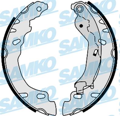 Samko 88780 - Brake Shoe Set www.parts5.com