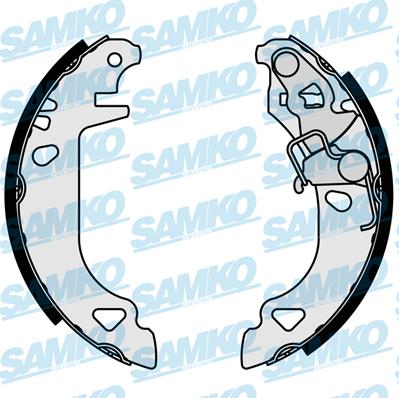 Samko 87070 - Set saboti frana www.parts5.com