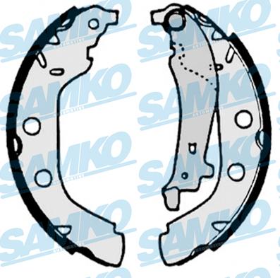 Samko 87180 - Brake Shoe Set parts5.com