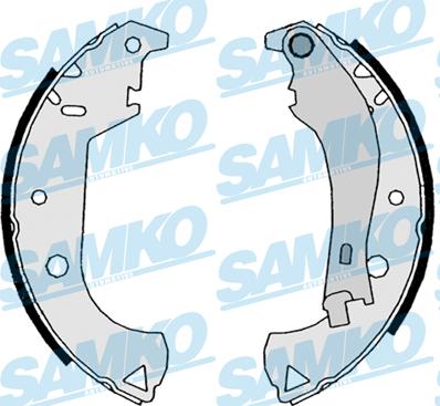 Samko 87810 - Brake Shoe Set www.parts5.com