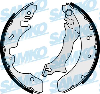 Samko 87390 - Brake Shoe Set www.parts5.com