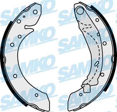 Samko 87730 - Brake Shoe Set parts5.com