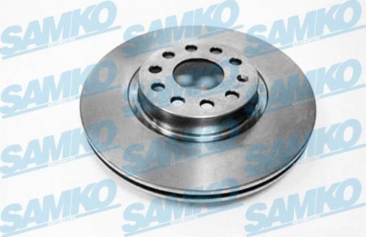 Samko A1004V - Bremsscheibe www.parts5.com