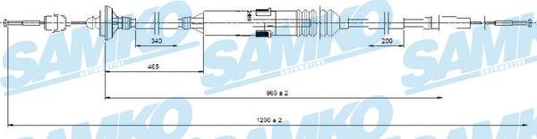 Samko C0276C - Clutch Cable parts5.com