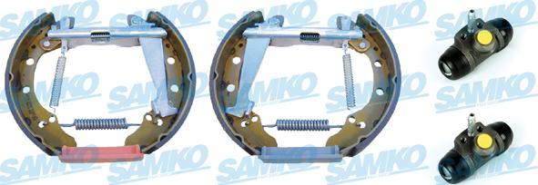 Samko KEG405 - Комплект тормозных колодок, барабанные www.parts5.com