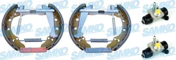 Samko KEG407 - Sada brzdových čelistí www.parts5.com