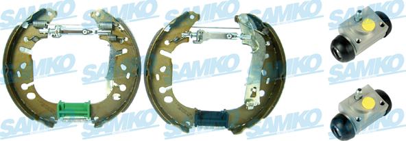 Samko KEG625 - Комплект тормозных колодок, барабанные www.parts5.com