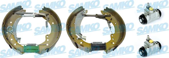 Samko KEG349 - Комплект тормозных колодок, барабанные www.parts5.com