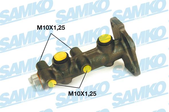 Samko P071292 - Brake Master Cylinder www.parts5.com