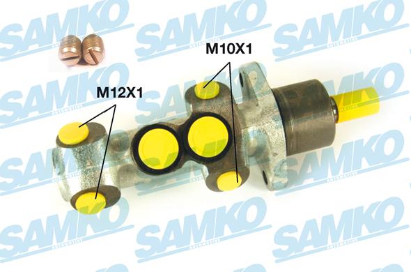 Samko P12141 - Cilindro principal de freno www.parts5.com