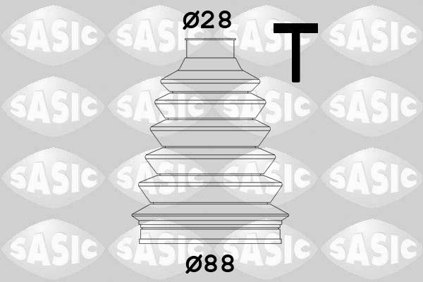 Sasic 4003455 - Joint-soufflet, arbre de commande www.parts5.com