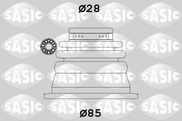 Sasic 4003451 - Пыльник, приводной вал www.parts5.com