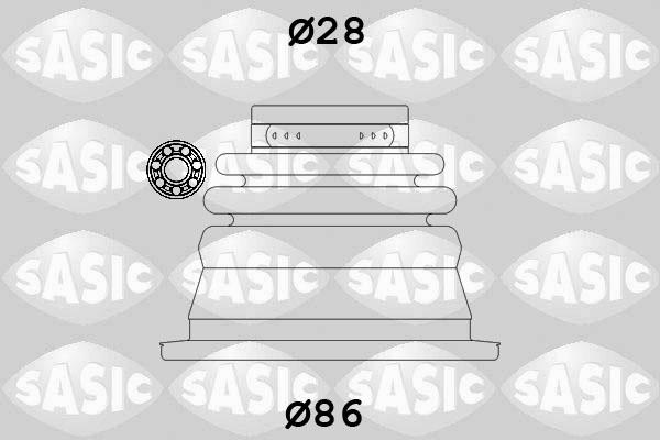 Sasic 4003464 - Пыльник, приводной вал www.parts5.com