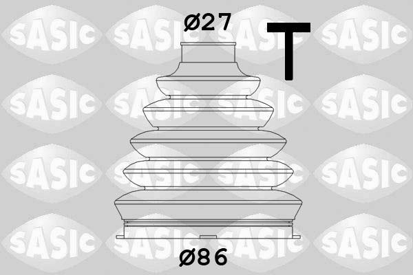 Sasic 1906070 - Bellow, drive shaft www.parts5.com