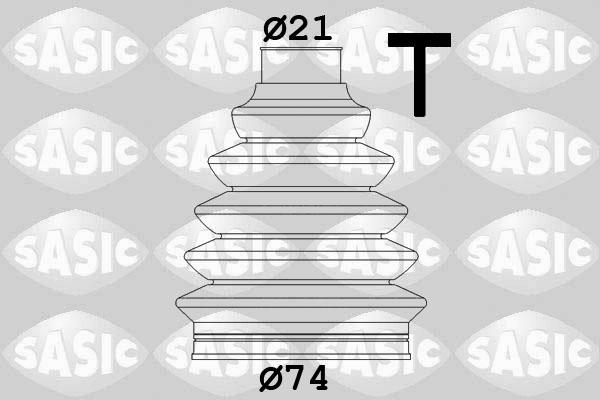 Sasic 1900017 - Joint-soufflet, arbre de commande www.parts5.com