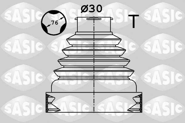 Sasic 1900038 - Bellow, drive shaft www.parts5.com