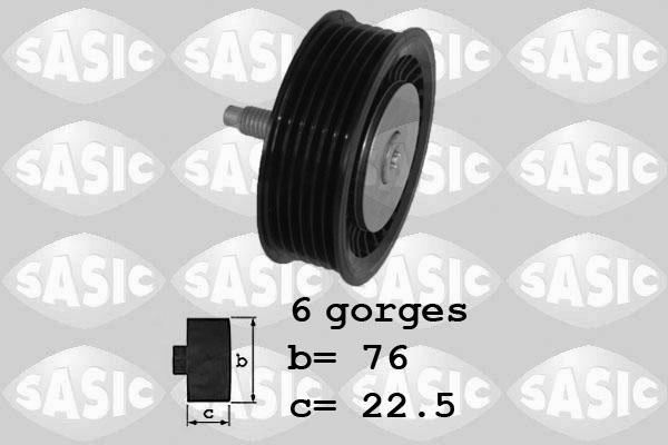 Sasic 1624058 - Deflection / Guide Pulley, v-ribbed belt www.parts5.com