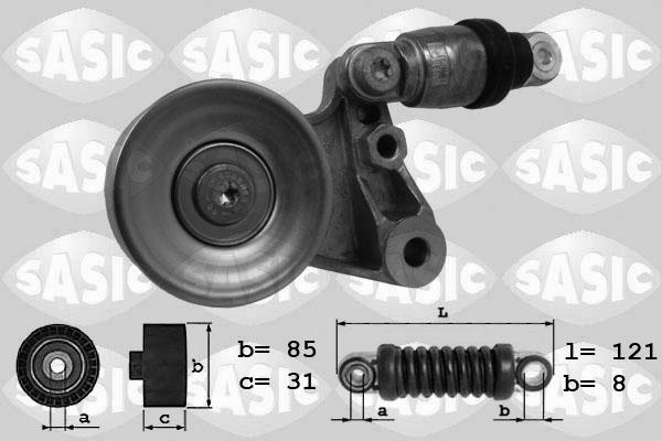 Sasic 1626145 - Belt Tensioner, v-ribbed belt parts5.com