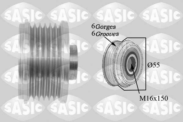 Sasic 1674007 - Riemenscheibe, Generator www.parts5.com