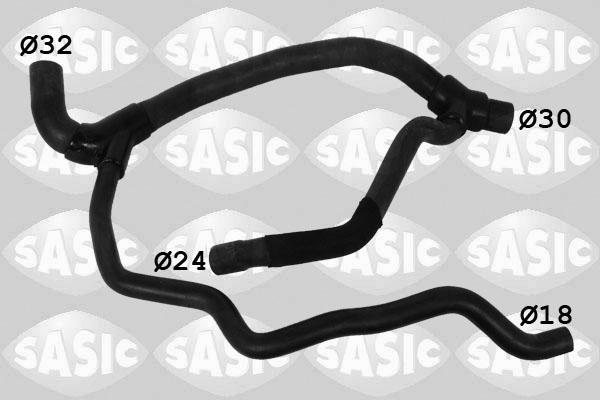 Sasic 3404036 - Маркуч на радиатора www.parts5.com