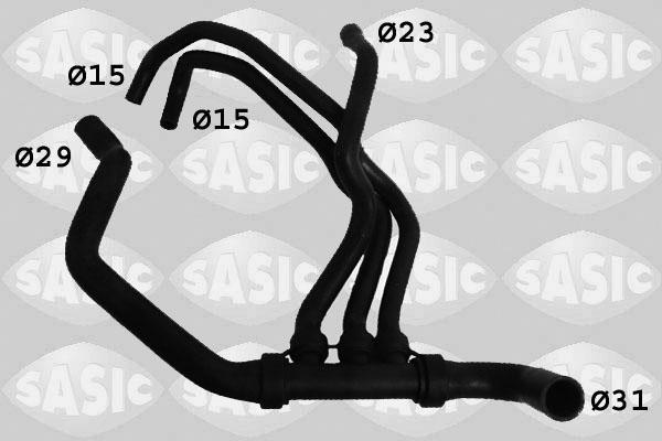 Sasic 3404032 - Radiator Hose parts5.com